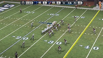 Madden 15 Gameplay l Colts vs Texans l Broadcast Camera l CPU vs CPU