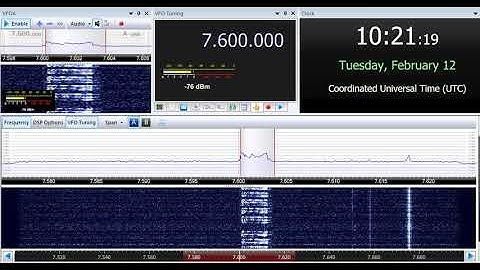 12 02 2019 S11a Cherta Numbers station in Russian to Eu 1020 on 7600 unknown tx site in USB