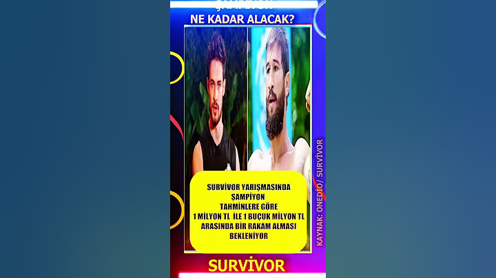 Şampiyon Ne Kadar Alacak SURVİVOR