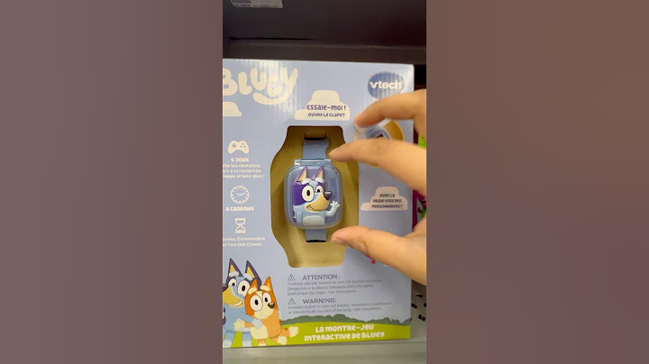 Bluey #La montre-jeu#watch #vtech #toys #shortsfeed #shorts