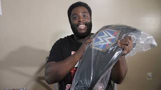 MY FIRST EVER REPLICA TITLE BELT | WWE UNIVERSAL TITLE UNBOXING