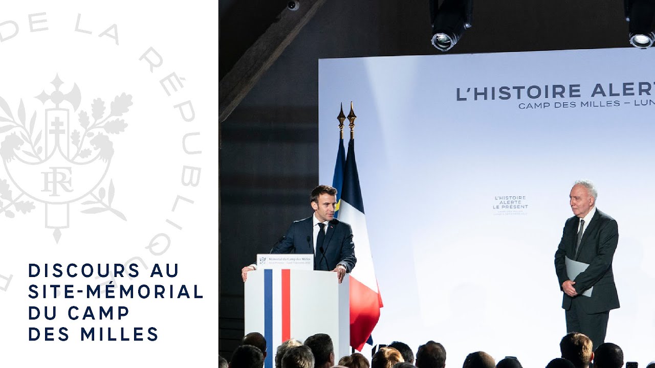 Discours au site-mémorial du Camp des Milles
