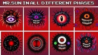 Mario Vs Suika Best Evolution Of Mr. Sun Sprunki Oc In All Different Phases