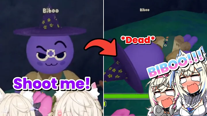 Biboo's little prank caught FuwaMoco off guard [Hololive/FuwaMoco] [EngSub]