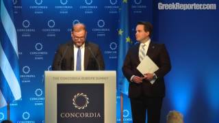 Nicholas Logothetis Addresses the Inaugural Concordia Europe Summit in Athens