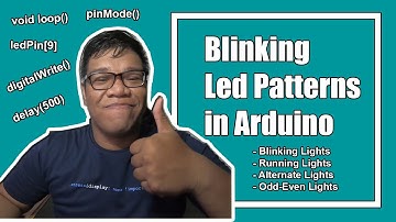 Blinking Led Patterns in Arduino (TAGALOG)