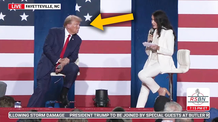 Trump takes questions, ABSOLUTE COLLAPSE