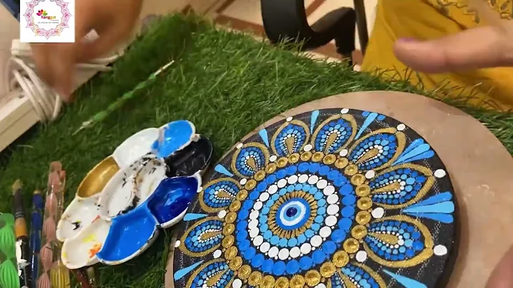 Evil eye dot mandala ❤️