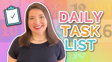 Projects Brain Dump and Daily Task List | How to Complete All Your Tasks FAST!