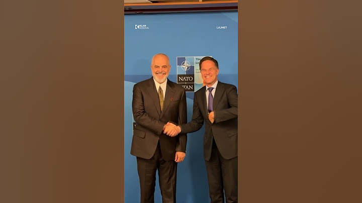 Rutte me “vrap” te Rama! Holandezi do të behet i “madh” sa Rama