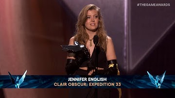 Jennifer English WINS Best Performance for Maelle in Clair Obscur Expedition 33 The Game Awards 2025