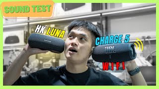 Harman Kardon Luna vs JBL Charge 5 Wifi - Sound Comparison