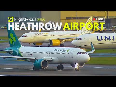 Heathrow Airport Live - Wednesday 11th Feb 2026