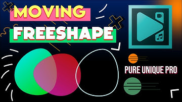 How To Make a 𝐌𝐨𝐯𝐢𝐧𝐠 𝐅𝐫𝐞𝐞 𝐬𝐡𝐚𝐩𝐞 in VSDC Video Editor | Changeable Vector | 2021 | Pure Unique Pro