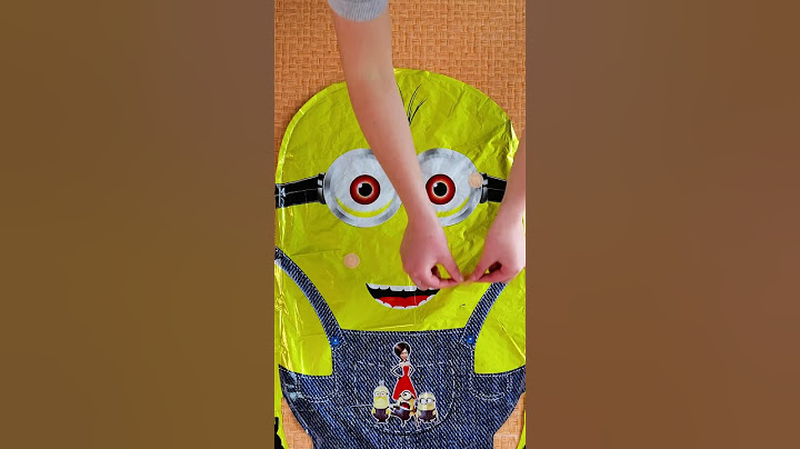 Bringing back to life a deflated and dirty Minions balloon! 🎈🟡