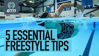 5 Tips To Improve Your Freestyle Swimming Stroke! | Front Crawl Technique Improvements