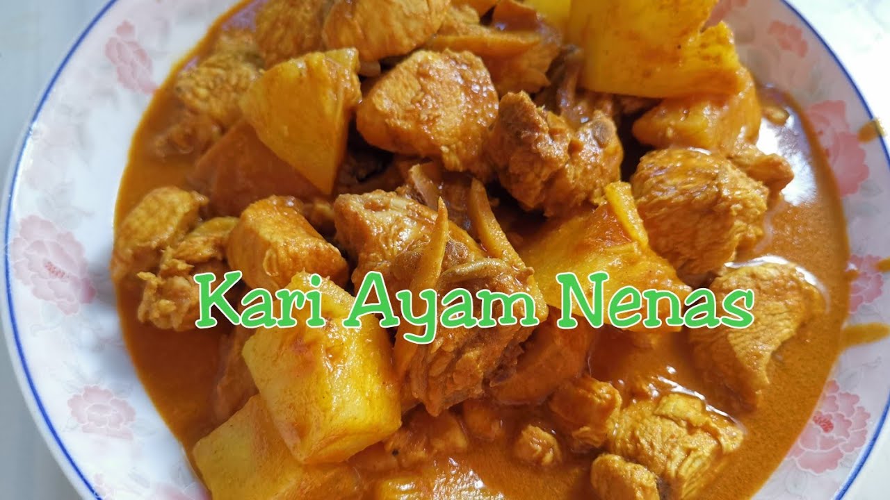 Kari Ayam Nenas Simple (Home recipe)  YouTube