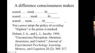 Daniel Dennett (Tufts University),The Role of Consciousness in Self-Control, 26.2.2021