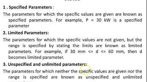 Johnson method of Optimum Design Video 2