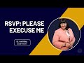 RSVP: Please Excuse Me | Dr. Avril Riley | Newborn Covenant Church