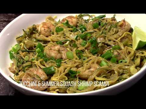 shrimp-scampi-zoodles-easy-zucchini-and-summer-squash-noodles||-zucchini-spaghetti