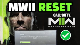 MW2 Reset, Account Reset, Servers Down FIX All COD Issues Today