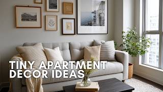 Small Space Decorating Hacks | Genius Tiny Apartment Decor Ideas