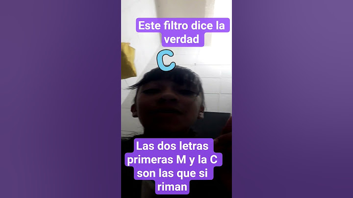 el filtro dice la verdad😮