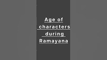 Age of characters during Ramayana #sorts_video #ram #ramayan #trending