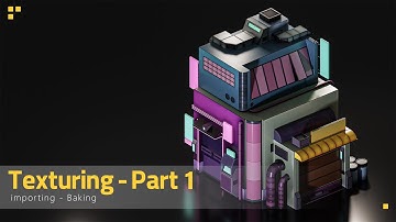 Sci-Fi shop Texturing Part 1