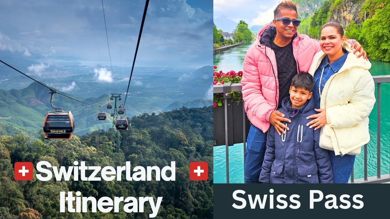 🇨🇭 Switzerland in 4 Days – Perfect Family Itinerary | Cable Cars, Waterfalls, Trains & Tips! ✈️🏔️