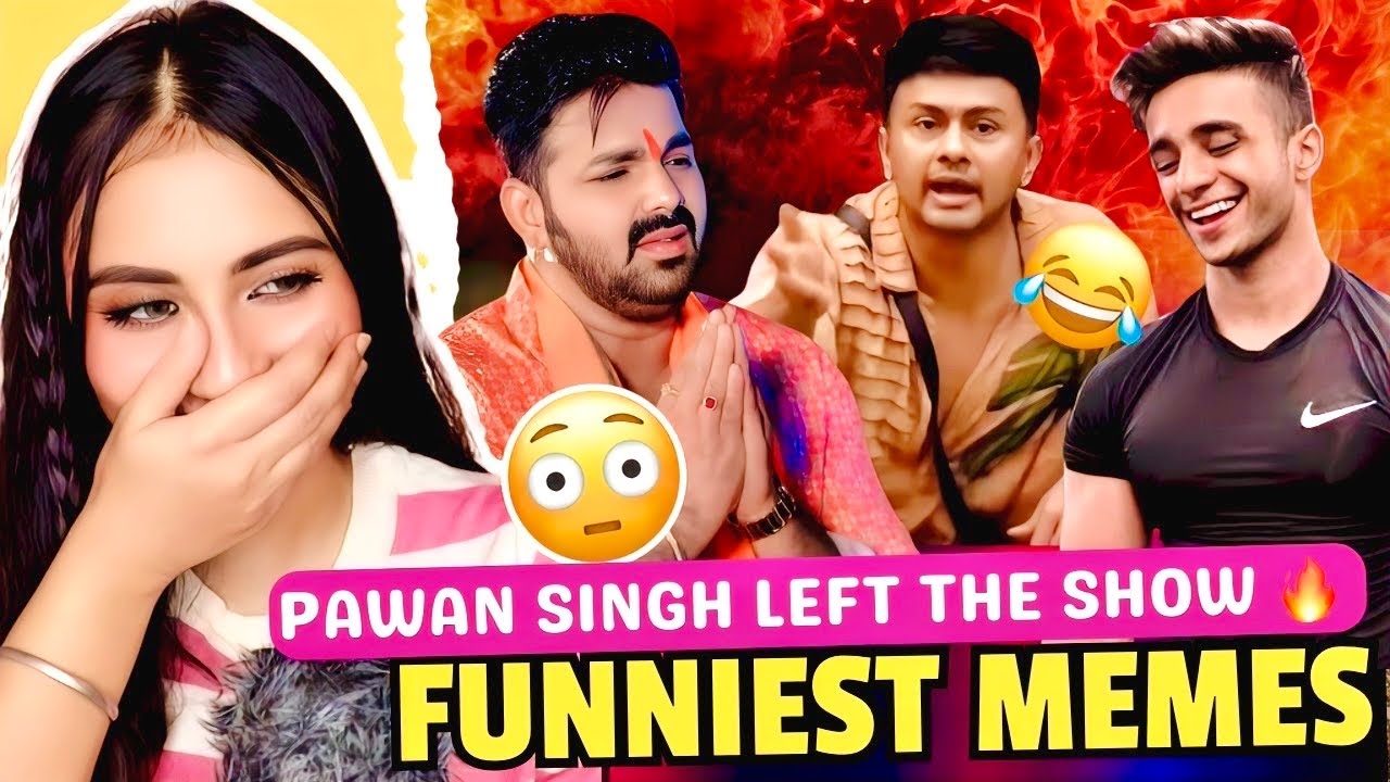 Pawan Singh Left Rise and Fall 😱 | Trending Big Boss Vs Rise and Fall Memes | Viral Indian Memes