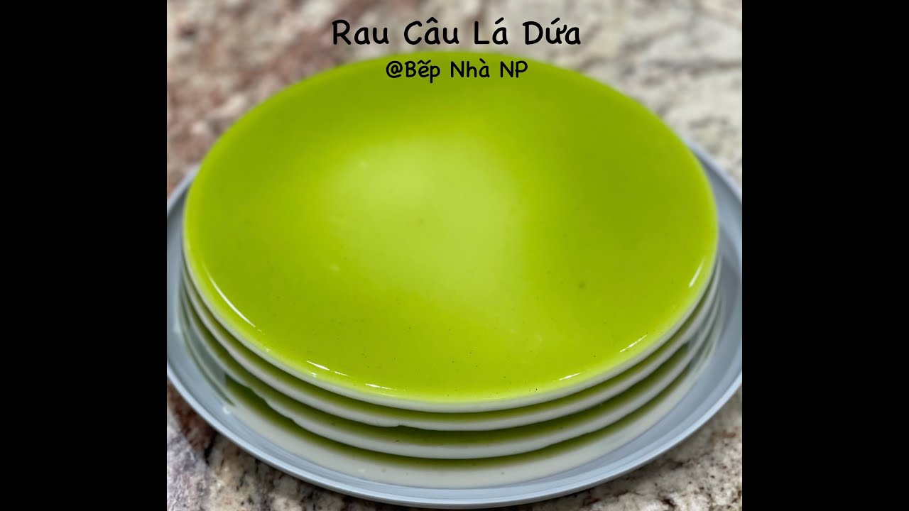 [ENG Caption] Rau Câu Lá Dứa - BÍ QUYẾT RAU CÂU KHÔNG bị chảy nước ...