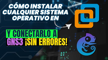 Cómo Instalar Cualquier Sistema Operativo en VMware 🖥️ y Conectarlo a GNS3 🔗 ¡SIN ERRORES! ❌⚠️
