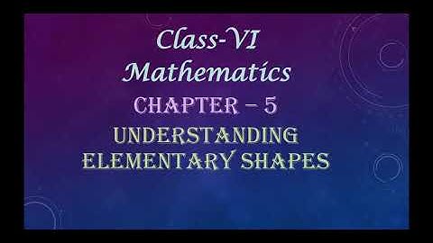 Understanding Elementary Shapes | Types of  Angles(Right, Straight, Complete) | Class-6 Mathematics