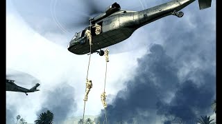 Call Of Duty 4 Modern Warfare Remastered in slow motion effects. Black Hawk #4.