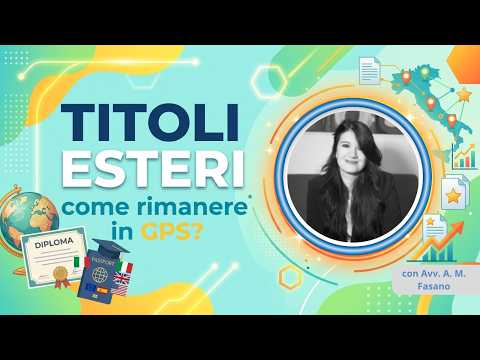 Video TITOLI ESTERI: rischio ESCLUSIONE dalle GPS? Ecco COSA FARE