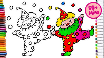 How to Draw cute CLOWN 🤡🤡🤡 | Step by Step | Easy drawing for kids 🌈 🌈