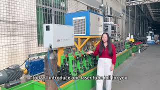 Laser Welding Tube Mill | SS Pipe Making Machine #pipemakingmachine #laserwelding #pipemachine