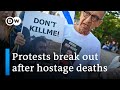 Protests erupt in Israel after IDF says it mistakenly killed three hostages | DW News