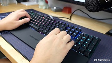 Steelseries Apex Pro - Typing Sound Test (Hall Effect Switches)