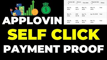 Applovin self click may payment proof | Applovin self click payment proof 2023
