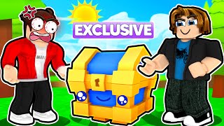 NOOB with HUGE CHEST MIMIC Challenges TOXIC FLEXERS! (Roblox Pet Simulator X)
