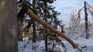 Wetterling Axe Work. by NorthSurvival 80,731 views 11 years ago 9 minutes, 26 seconds