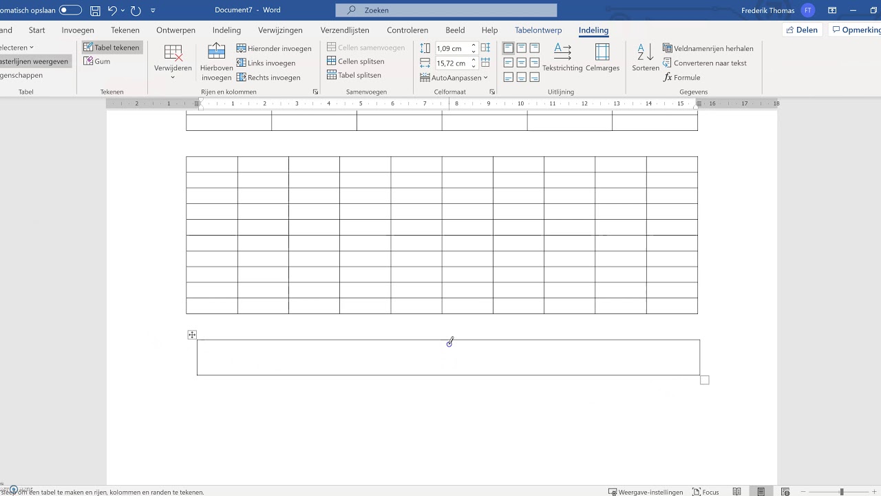 MS Word Tabel invoegen selecteren verwijderen YouTube MS Word Tabel invoegen selecteren verwijderen YouTube