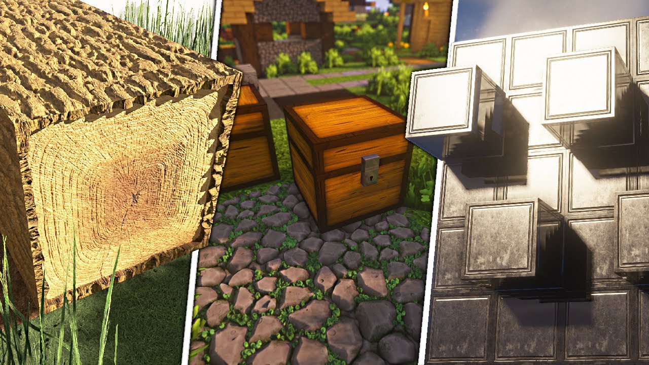 เทกเจอร์ กรอบ  Update New  TOP 5 Best 3D Texture Packs for Minecraft ?