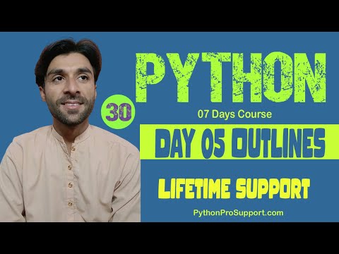 30 Python Day 05 Outlines | Free Support Available  #pythoninhindi  #pythonforbeginners