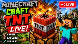 Minecraft TNT Blast Village Live 003 #shortsfeed