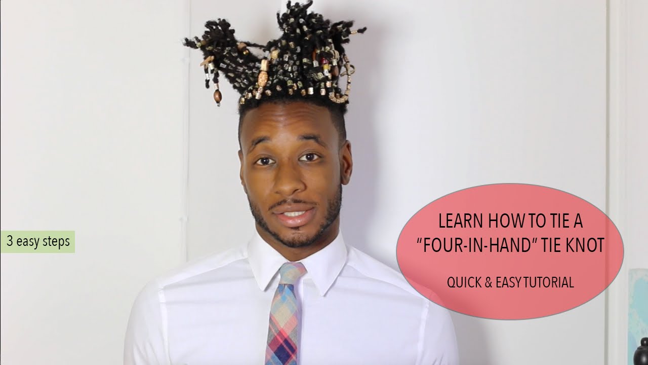 HOW TO TIE A "FOUR-IN-HAND" TIE KNOW - YouTube