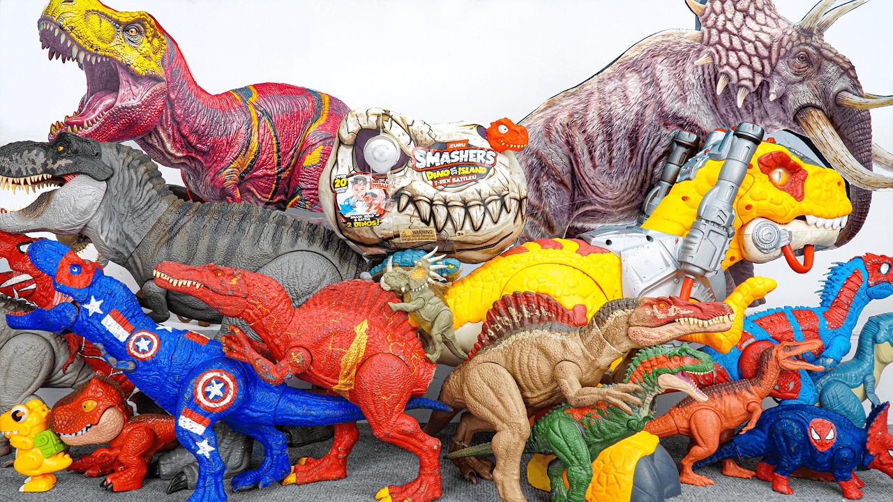 Jurassic World Unboxing Review | Trex Superhero Therizinosaurus